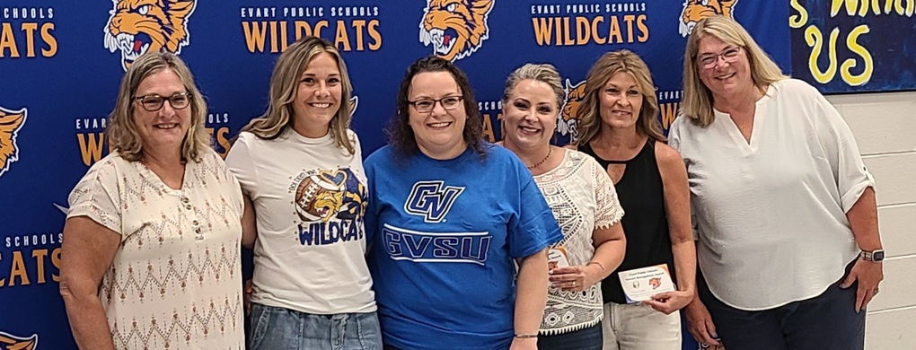 Evart Elementary School staff recognized for years of service